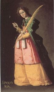 Francisco de Zurbaran St Apollonia (mk05) oil painting image